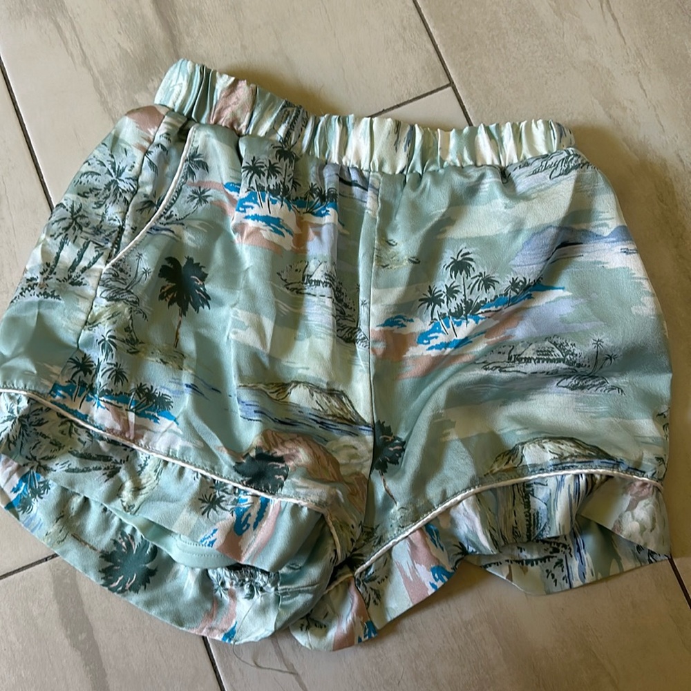 Super cute light blue beach shorts!